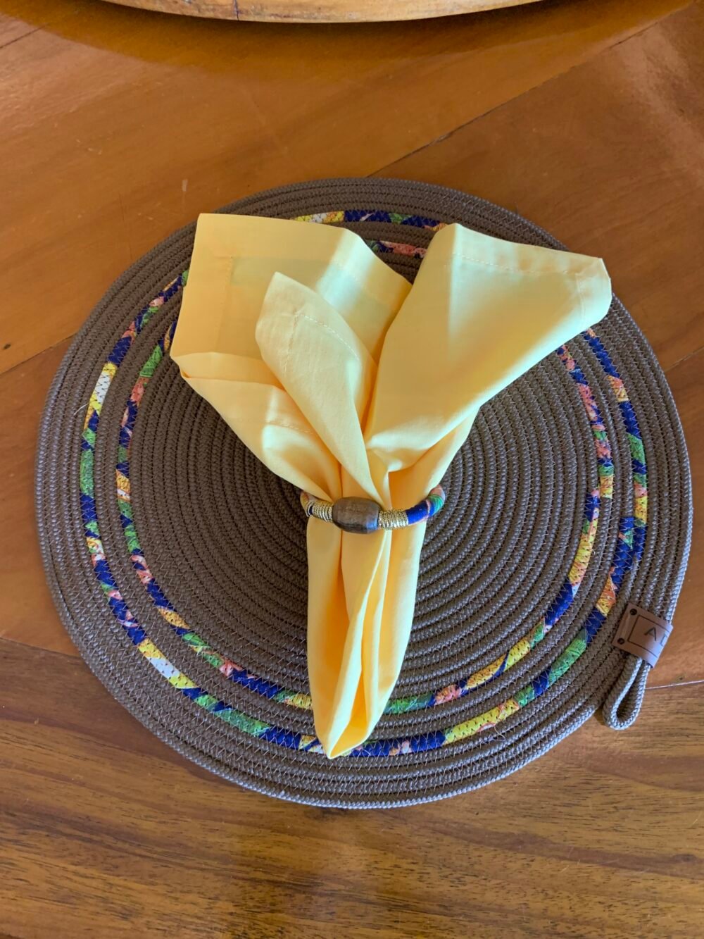 KIT PROMOCIONAL - 6 LUGARES - Corda Náutica MARROM E AMARELO